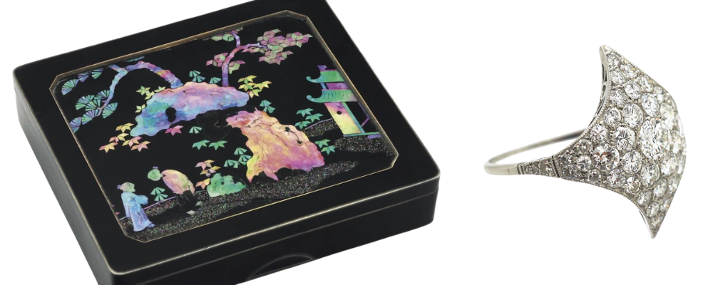 art deco lakovaní a platina